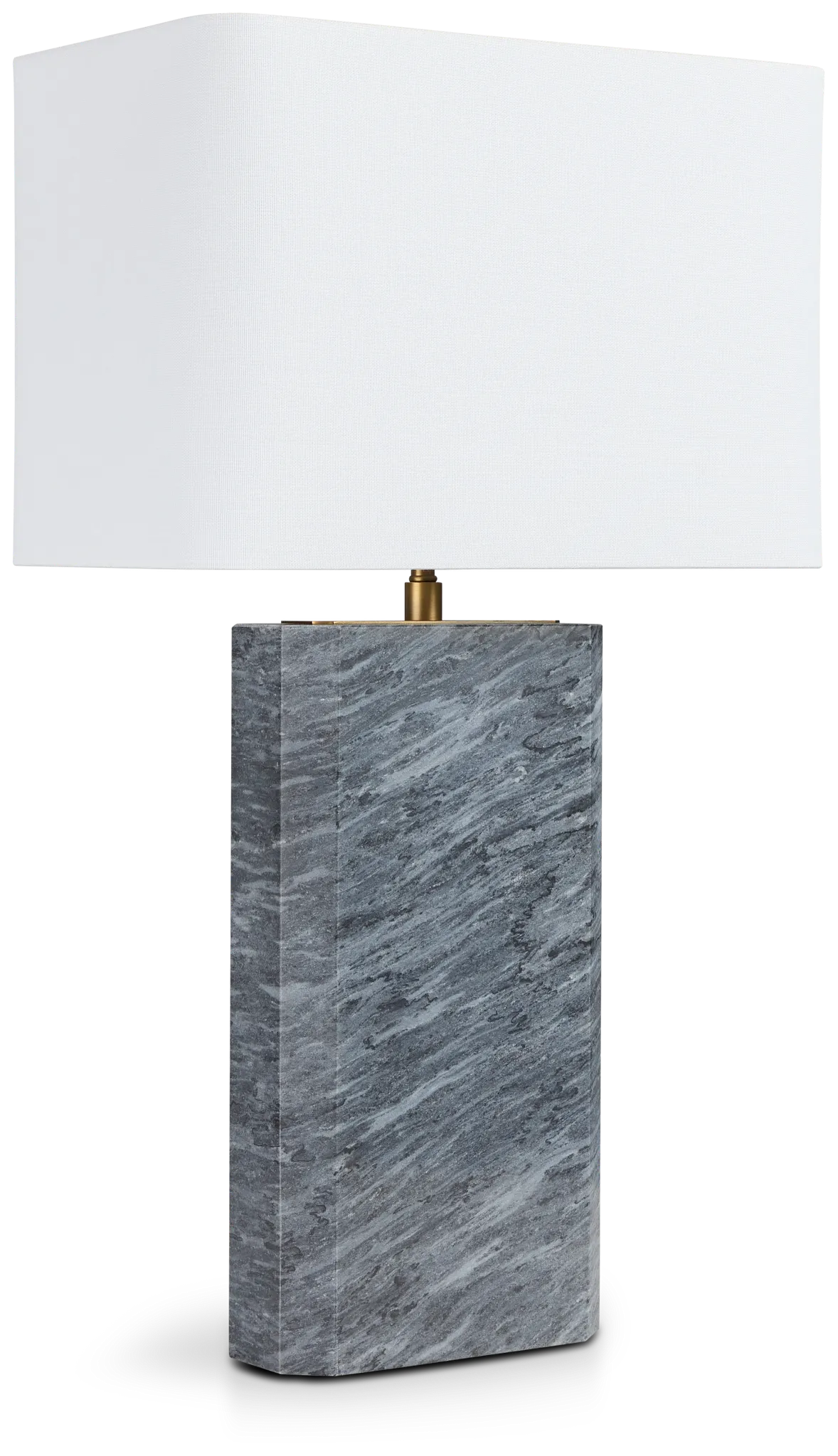 Meko Gray Marble Table Lamp