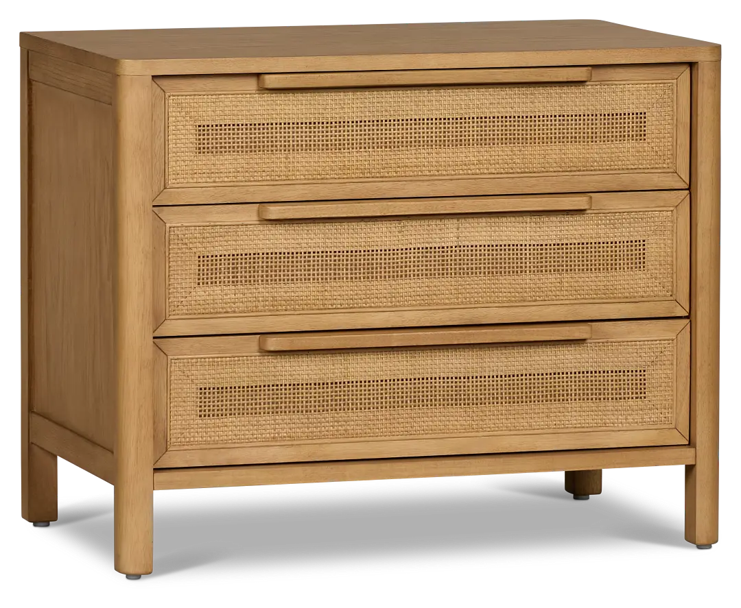 Pacific Light Tone 3-drawer Nightstand Pacific Light Tone 3-drawer Nightstand
