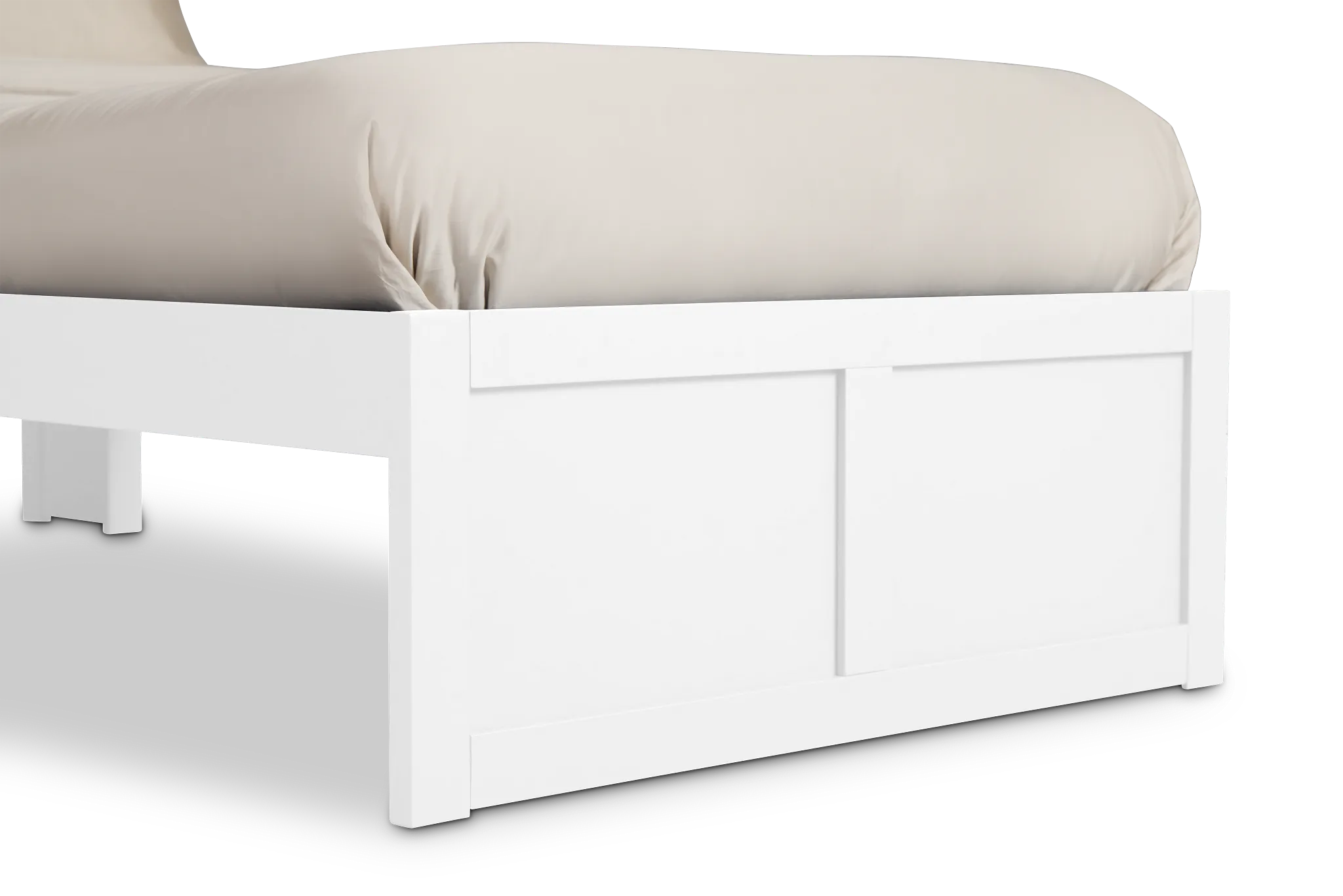 Charleston White Bookcase Bed