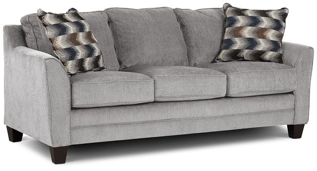 Charlie Light Gray Fabric Sofa (2)