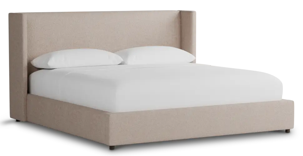 Captiva Elite Light Taupe 48" Upholstered Shelter Bed Captiva Elite Light Taupe 48" Upholstered Shelter Bed