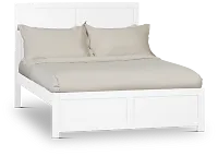 Charleston White Panel Bed