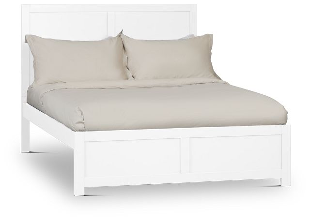 Charleston White Panel Bed
