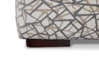 Webinar Gray Fabric Cocktail Ottoman