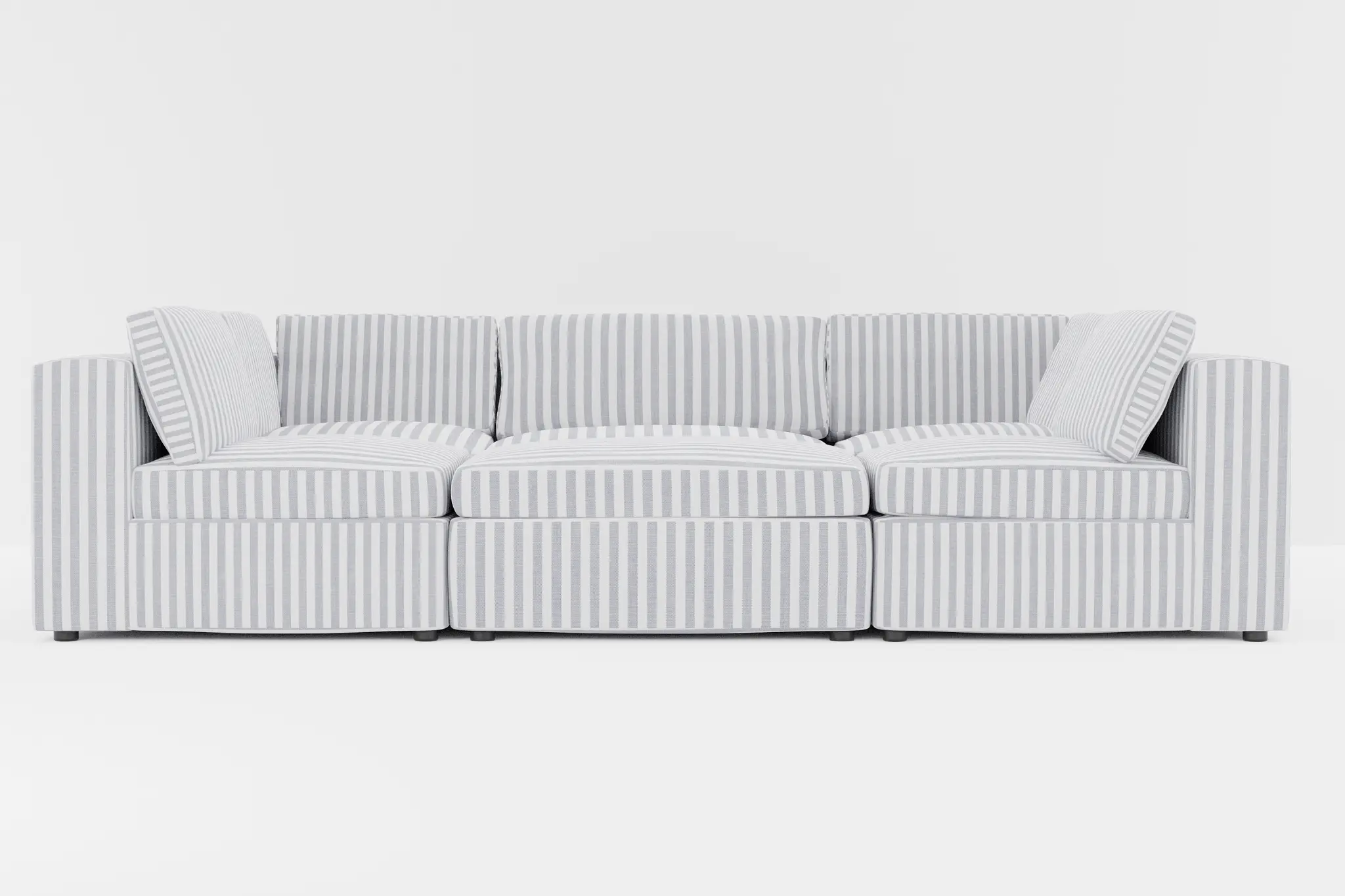 Destin Sea Lane Dark Blue Fabric 6-piece Pit Sectional Destin Sea Lane Dark Blue Fabric 6-piece Pit Sectional