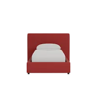 Grayton Elite Red 44" Upholstered Platform Bed