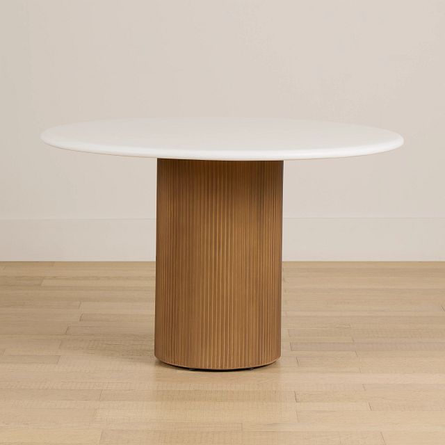 Bryant White Round Table