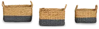 Bonnie Set Of 3 Brown Basket