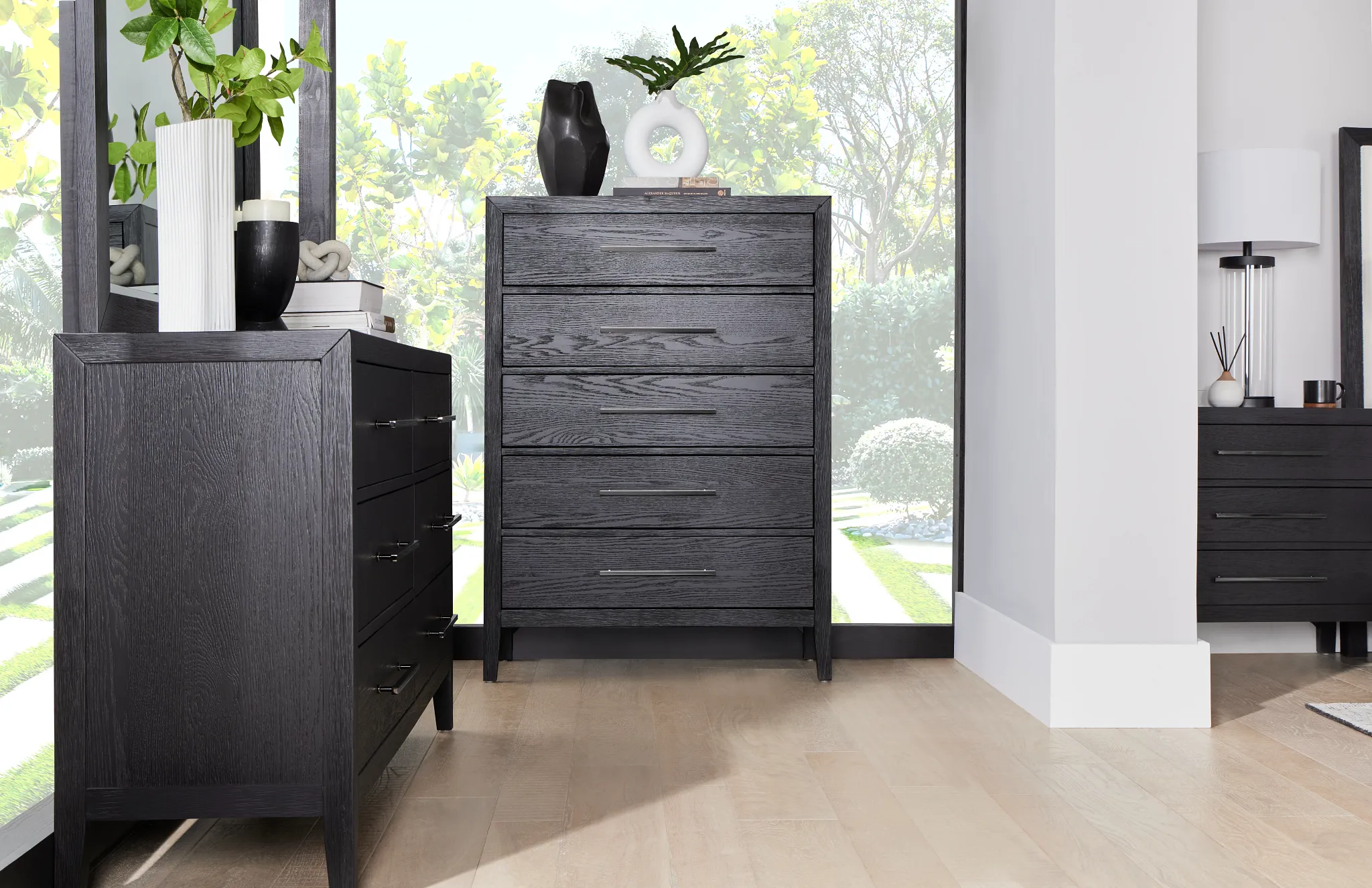 Alden Black Drawer Chest
