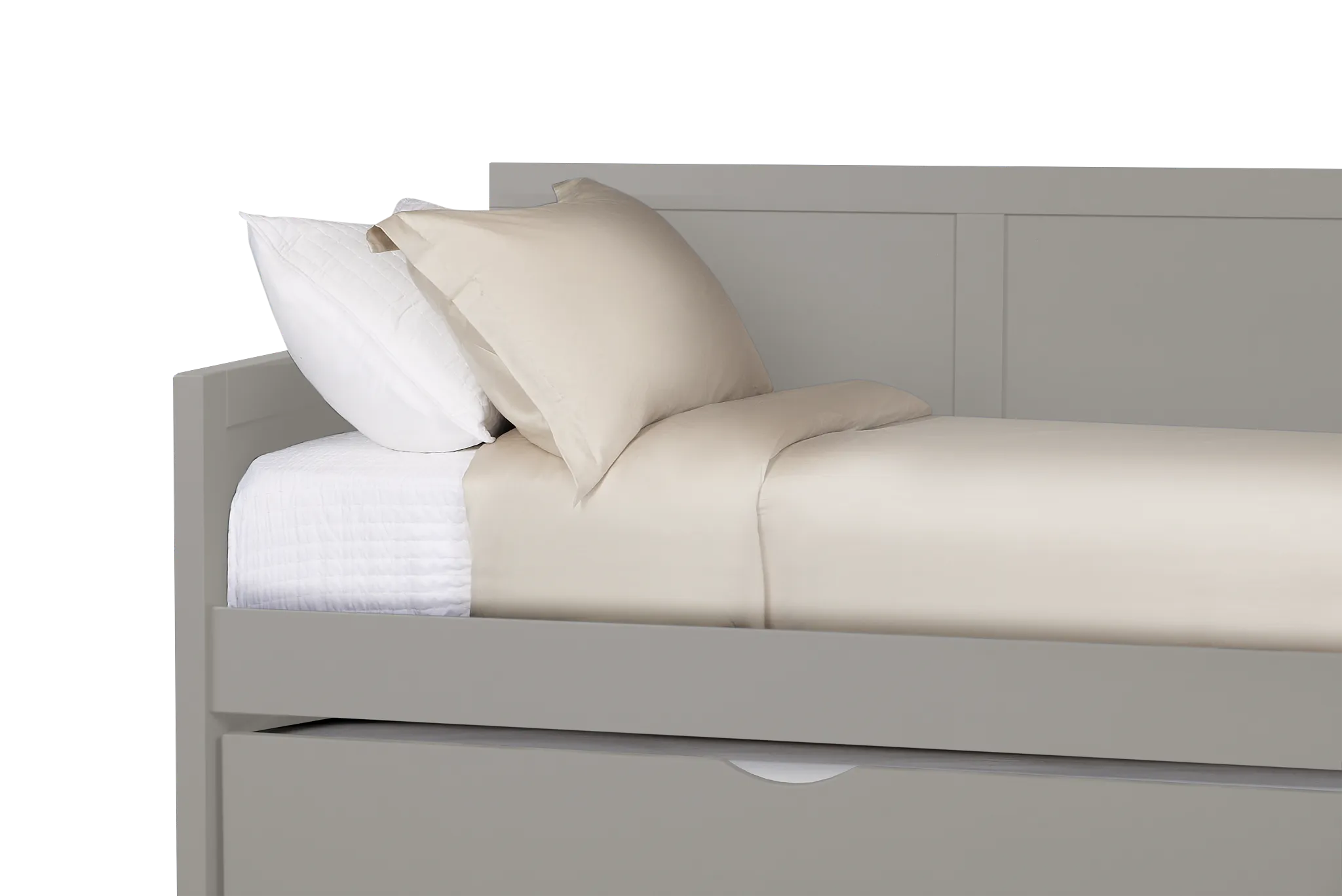 Charleston Gray Panel Trundle Bed