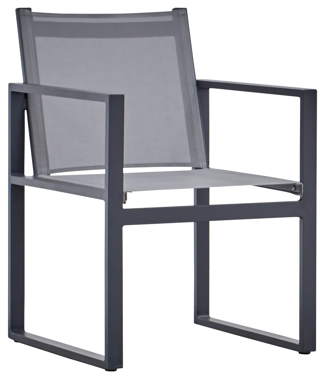 Linear2 Dark Gray Sling Arm Chair
