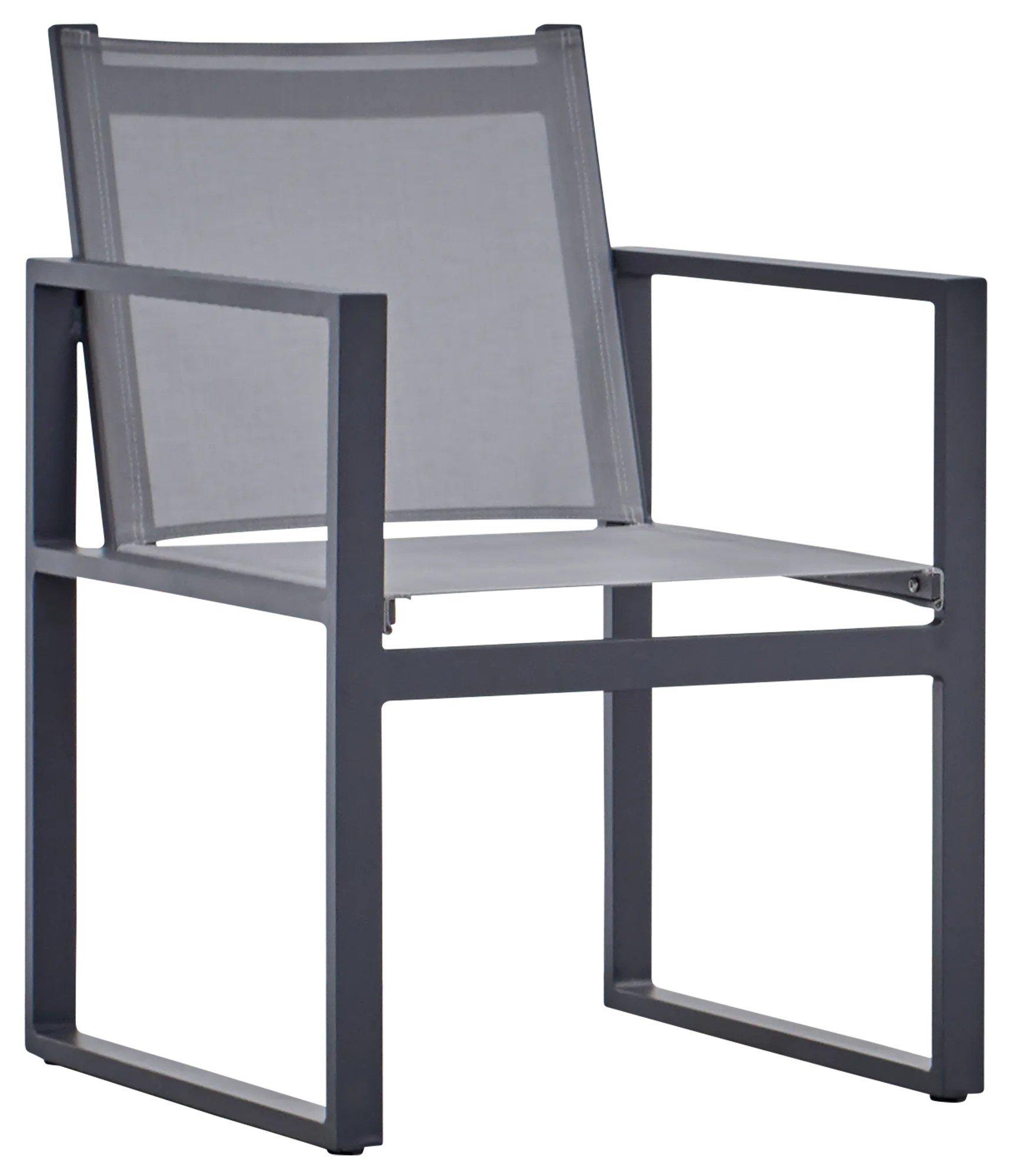 Linear2 Dark Gray Sling Arm Chair