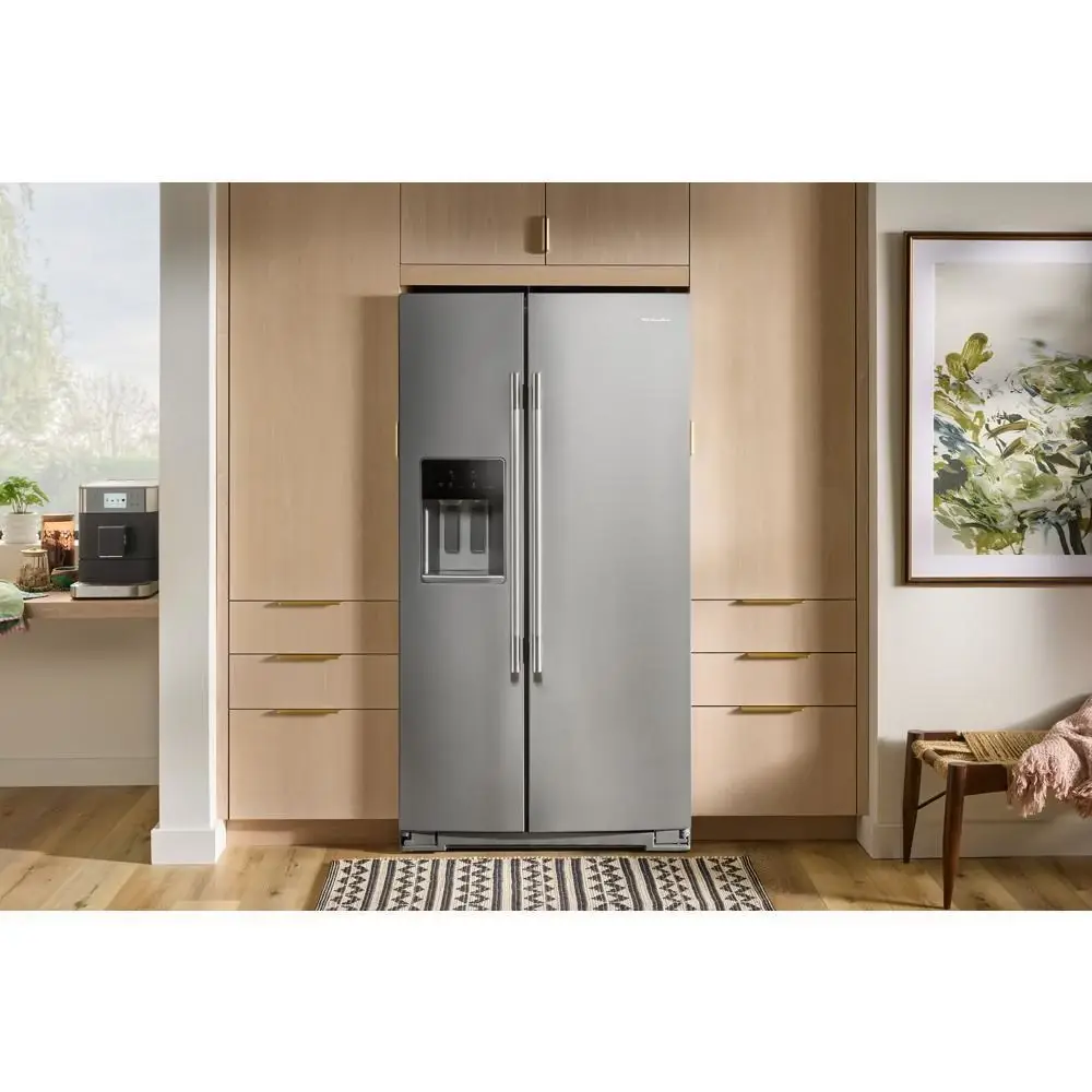 Kitchenaid 536 Series Stainless Steel Side By Side Refrigerator Kitchenaid 536 Series Stainless Steel Side By Side Refrigerator