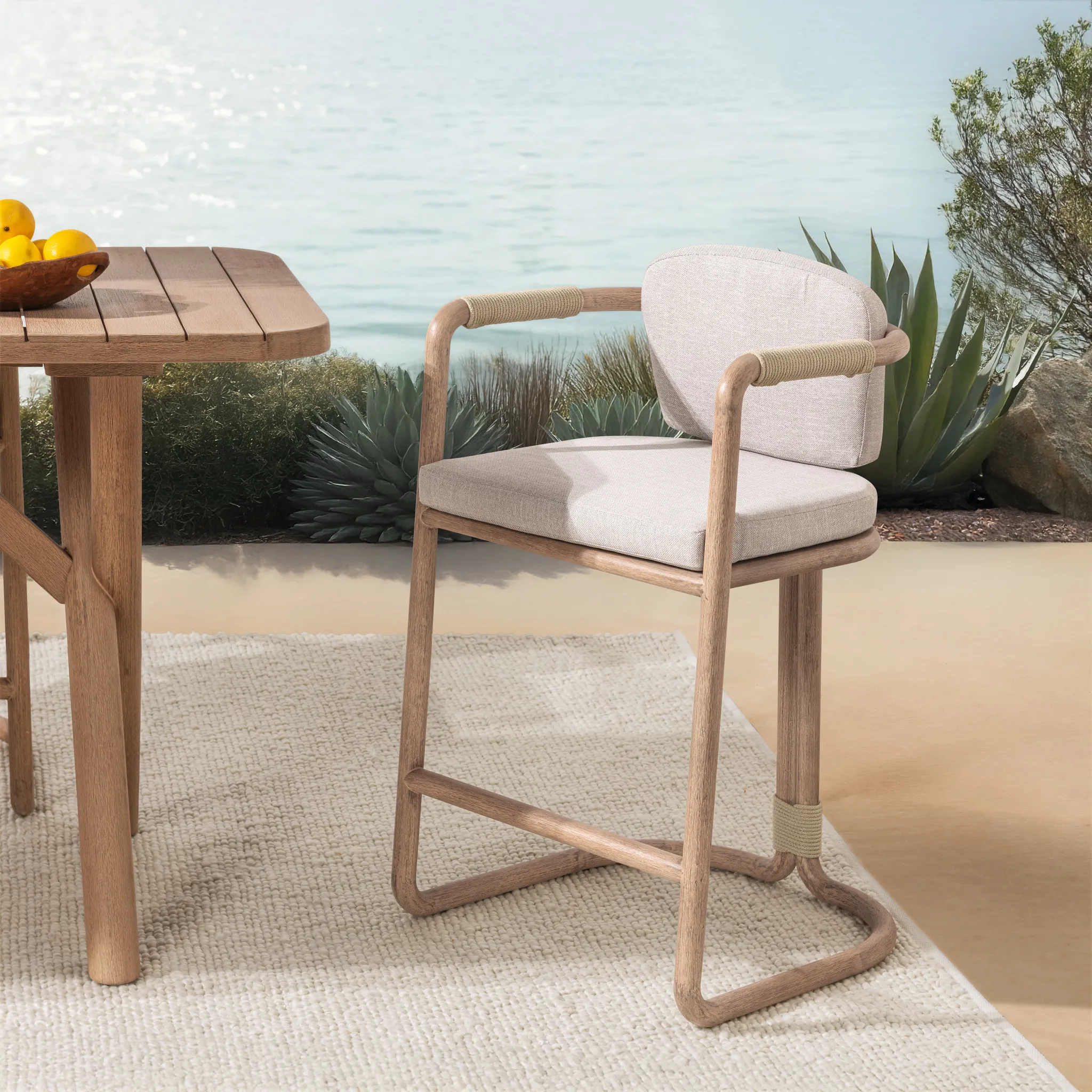 Christy Light Tone Uph 24" Barstool