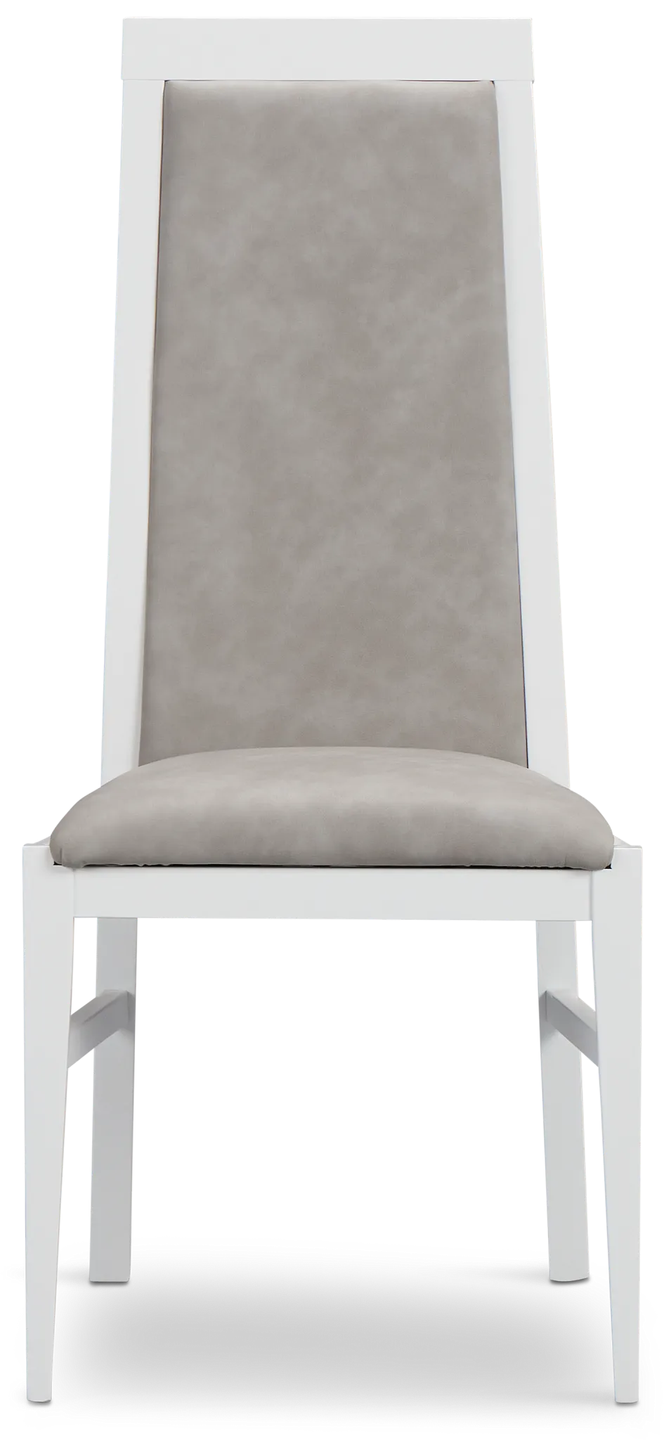 Verona White Upholstered Side Chair