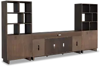 Richmond Gray 80" Open Pier Entertainment Wall