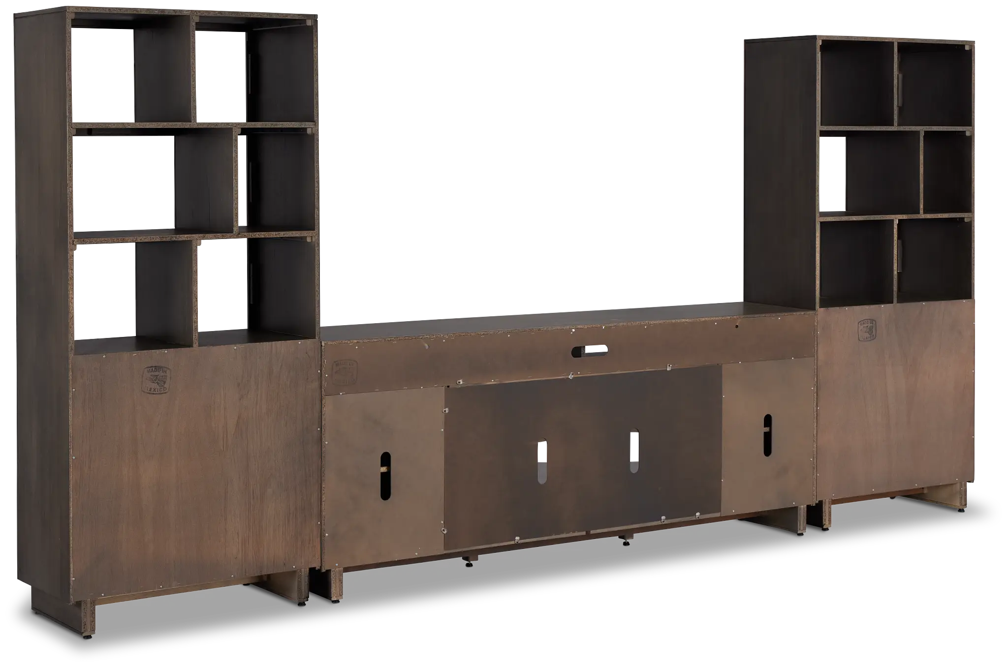 Richmond Gray 80" Open Pier Entertainment Wall Richmond Gray 80" Open Pier Entertainment Wall