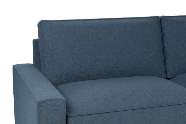 Edgewater Elite Blue 96" Sofa W/ 2 Cushions