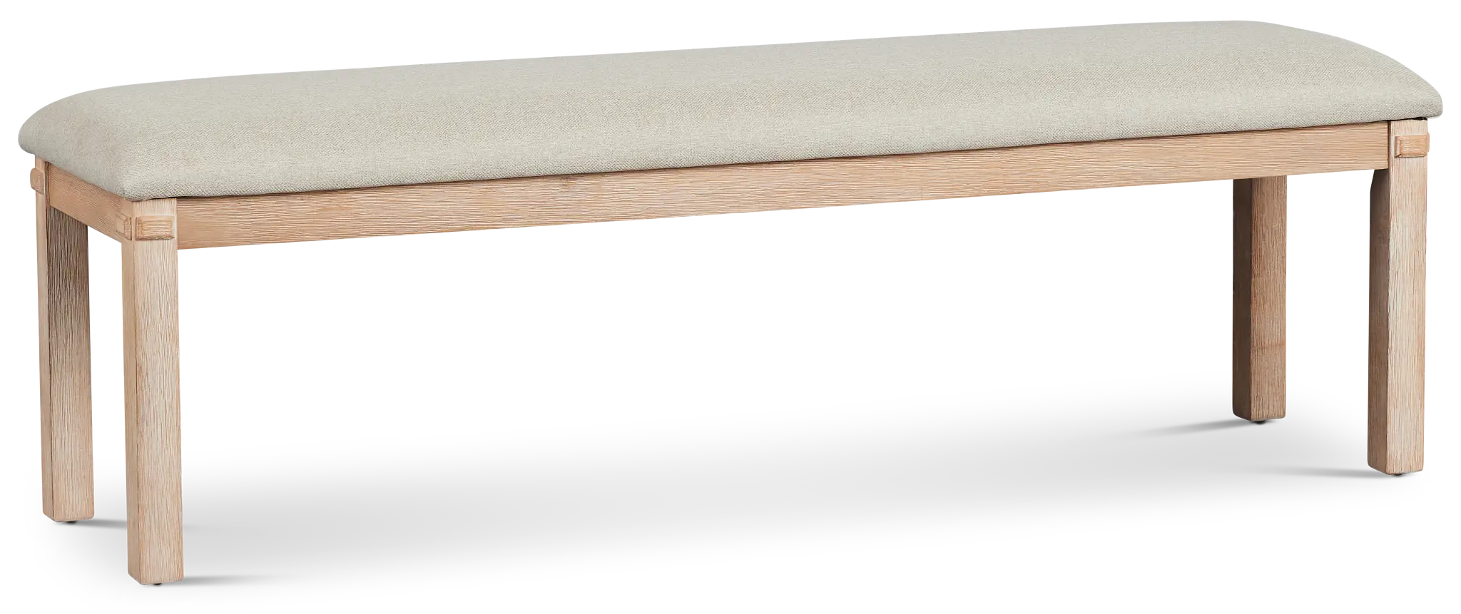 Park City Light Tone Upholstered Dining Bench Park City Light Tone Upholstered Dining Bench