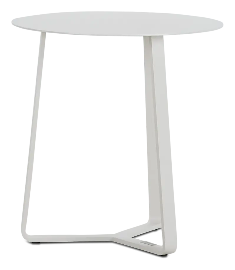 Ibiza White Round End Table Ibiza White Round End Table