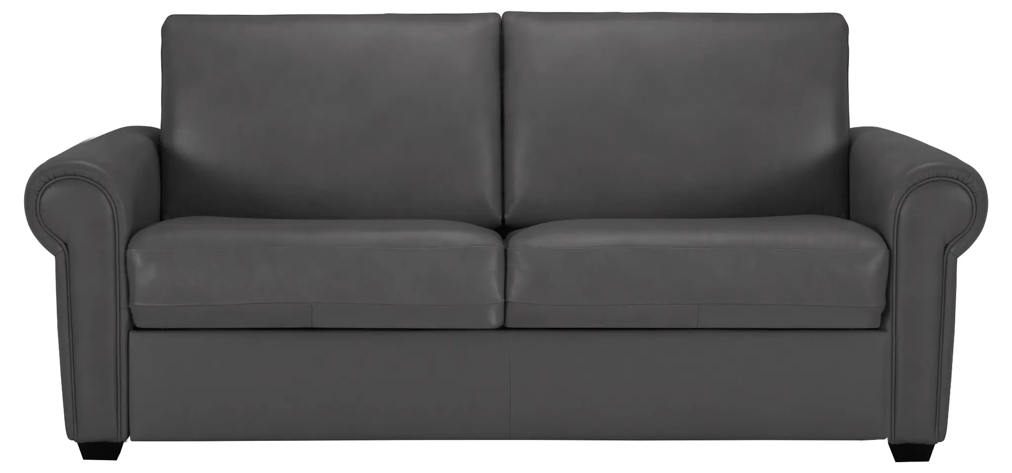 Lincoln Dark Gray Lthr/vinyl Memory Foam Sleeper Lincoln Dark Gray Lthr/vinyl Memory Foam Sleeper