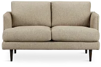 Easton Brown Fabric Loveseat