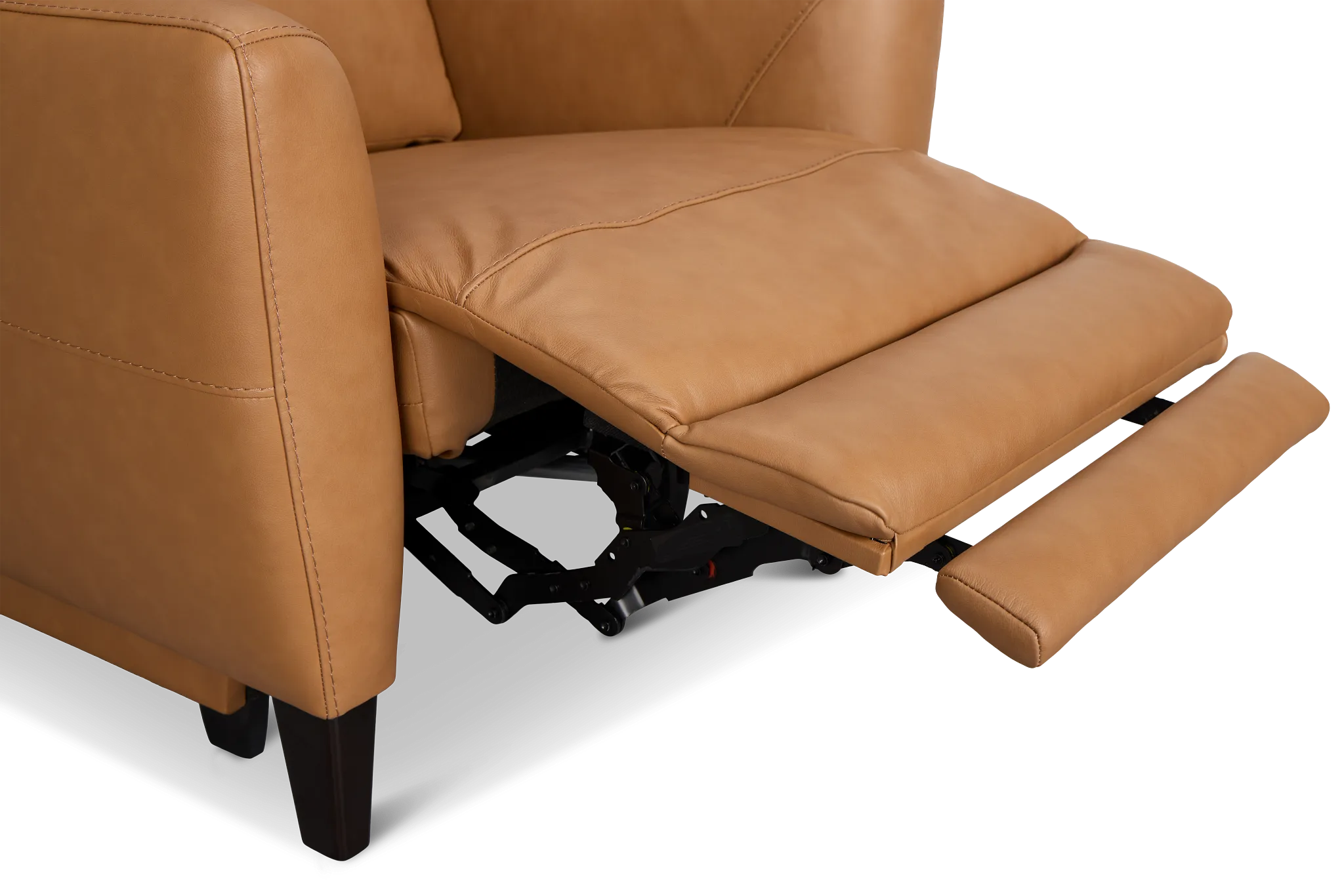 Keaton Brown Lthr/vinyl Power Recliner With Power Headrest