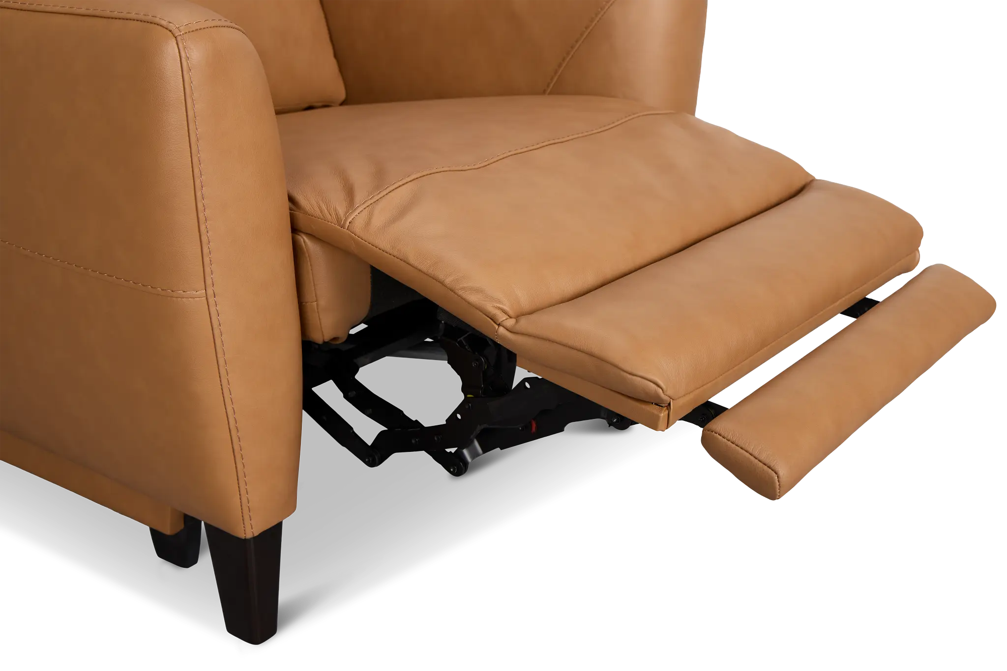 Keaton Brown Lthr/vinyl Power Recliner With Power Headrest Keaton Brown Lthr/vinyl Power Recliner With Power Headrest