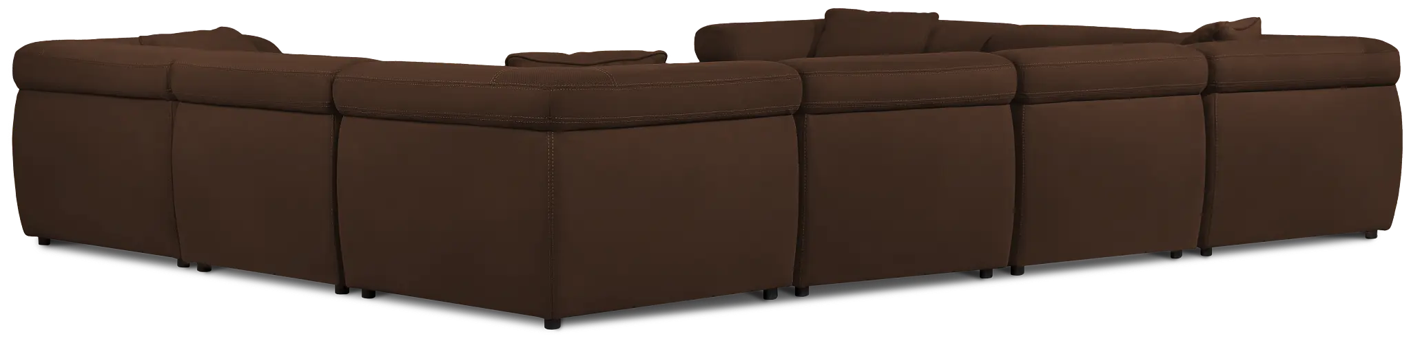 Aria Dark Brown Micro Immersive 10-piece Modular Sectional W/4 Speakers Aria Dark Brown Micro Immersive 10-piece Modular Sectional W/4 Speakers