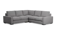 Edgewater Revenue Gray Small Two-arm Sectional