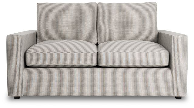 Siesta Lucy Light Beige Fabric Loveseat