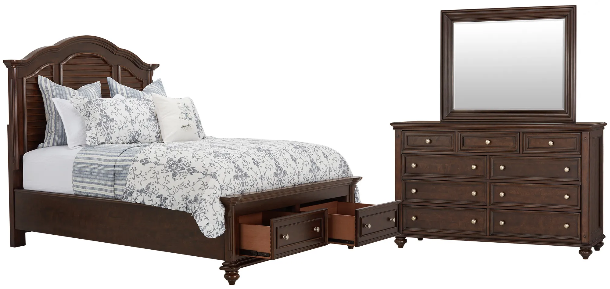 Savannah Dark Tone Mansion Storage Bedroom