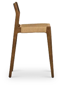 Santorini Mid Tone 24" Woven Barstool