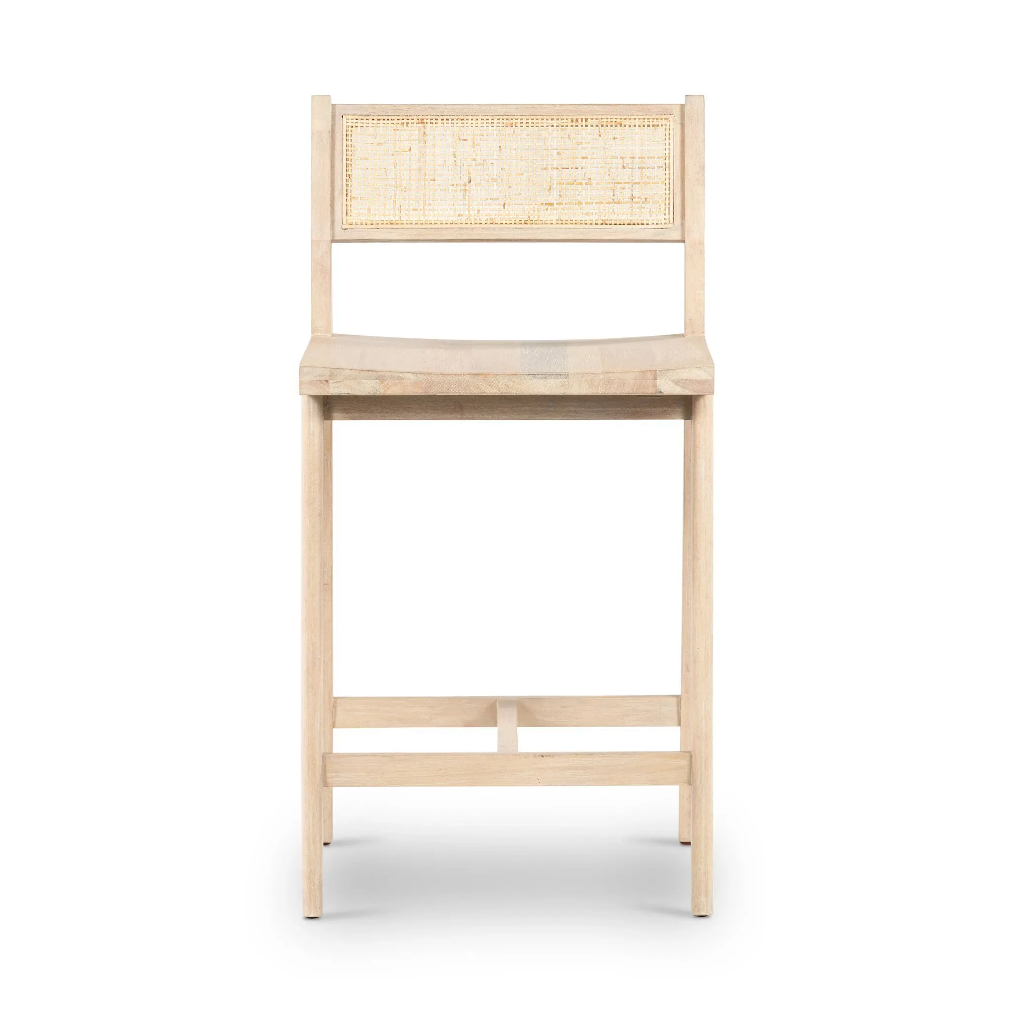Four Hands Clarita Light Tone Wood 24" Barstool