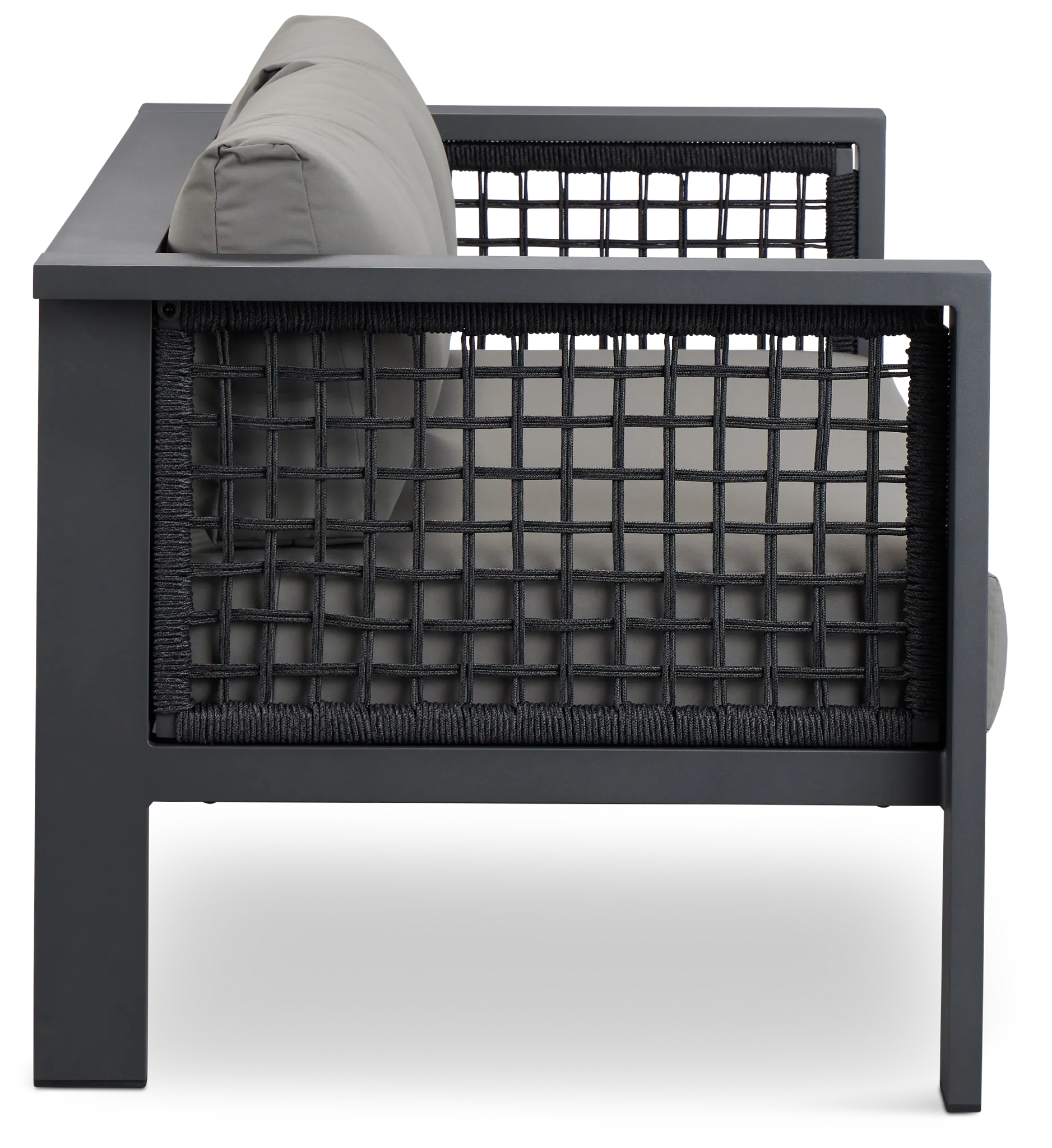 Sunrise Dark Gray Loveseat