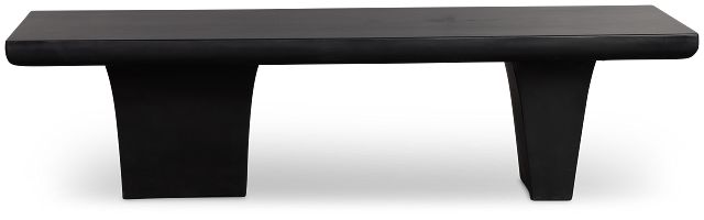 Highland Black Rectangular Coffee Table