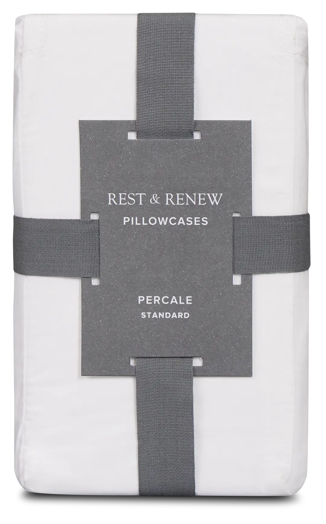 Rest & Renew Percale Cotton White 200 Thread Set Of 2 Pillowcases Rest & Renew Percale Cotton White 200 Thread Set Of 2 Pillowcases