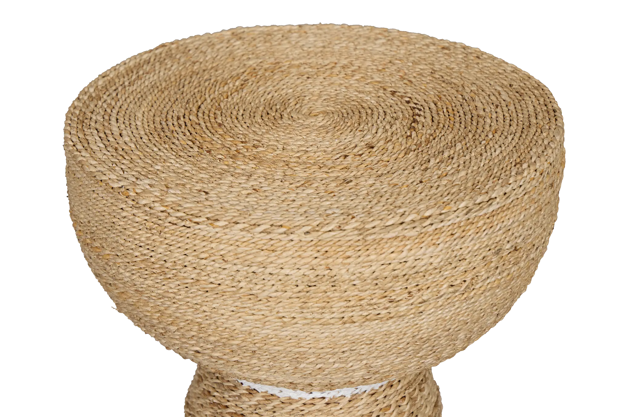 Harley Light Tone Woven Pedestal Table Harley Light Tone Woven Pedestal Table