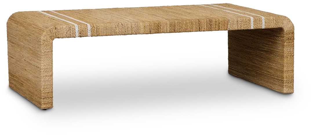 Nantucket Light Tone Woven Coffee Table Nantucket Light Tone Woven Coffee Table