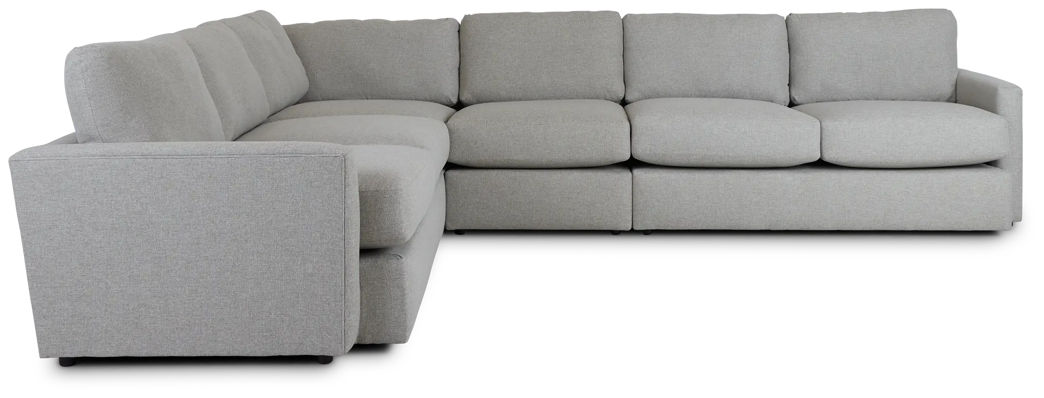 Noah Khaki Fabric Medium Two-arm Sectional Noah Khaki Fabric Medium Two-arm Sectional