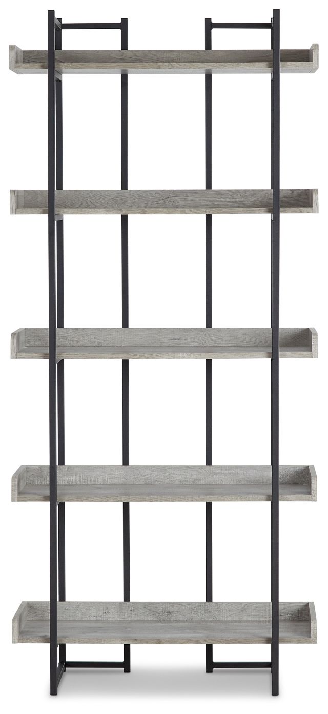 Coppell Gray Bookcase