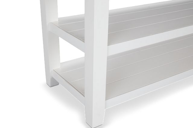 Bismark White Sofa Table