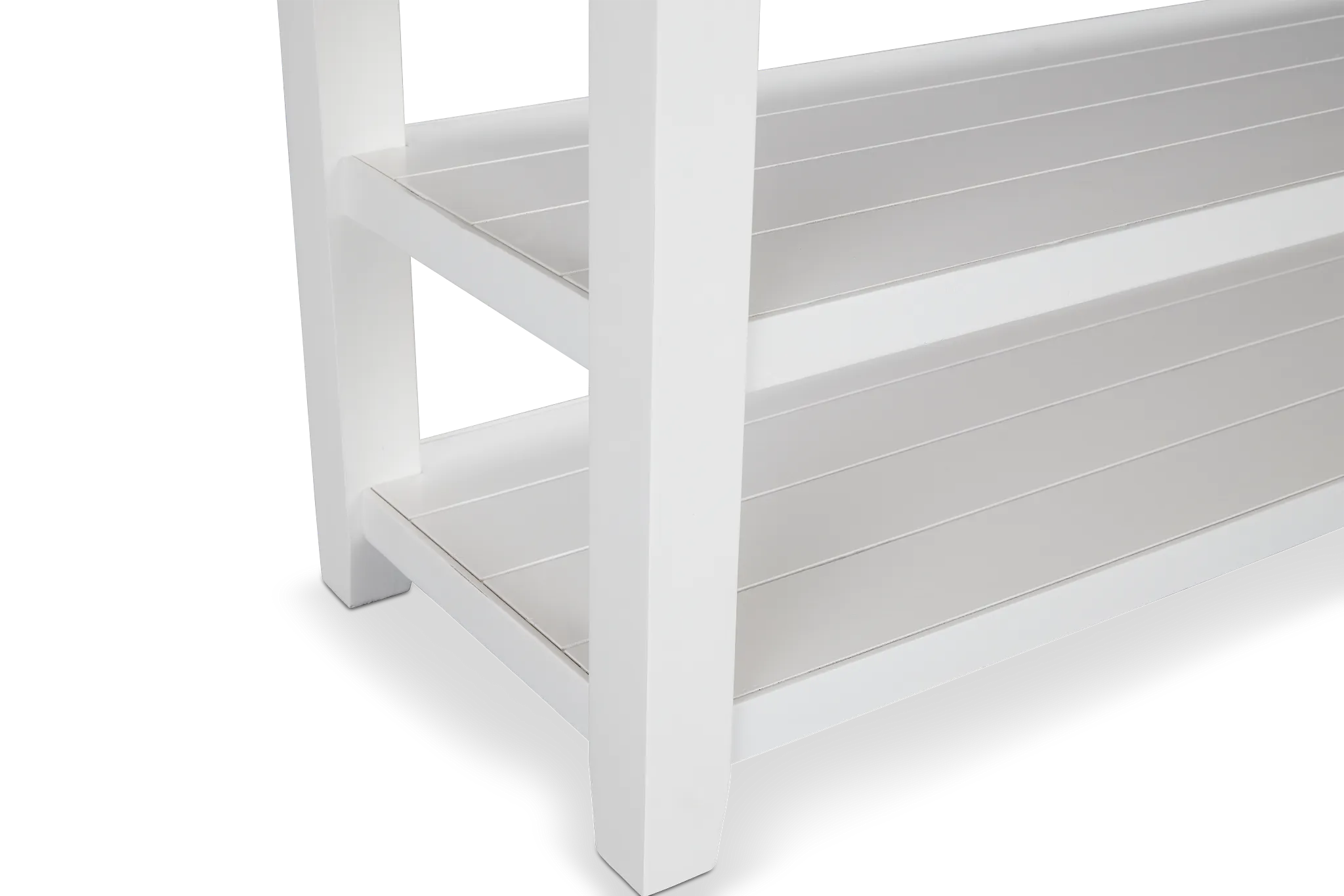 Bismark White Sofa Table