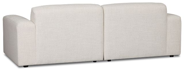 Baylor Light Beige Fabric 2-piece Modular Sofa