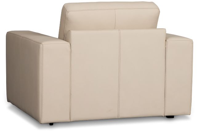 Kellan Ivory Leather Chair