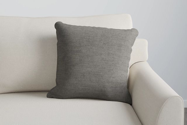 Maguire Pewter 20" Accent Pillow
