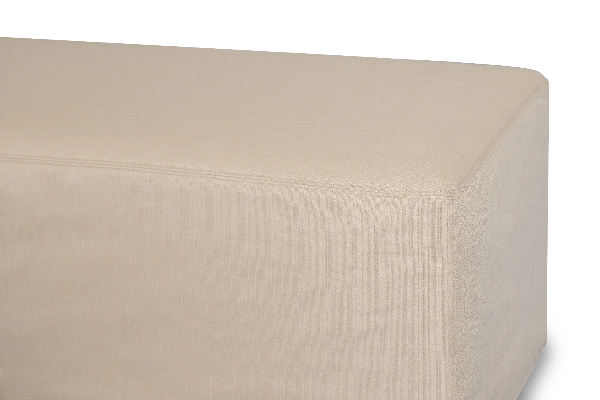 Marren Beige Fabric Ottoman Marren Beige Fabric Ottoman