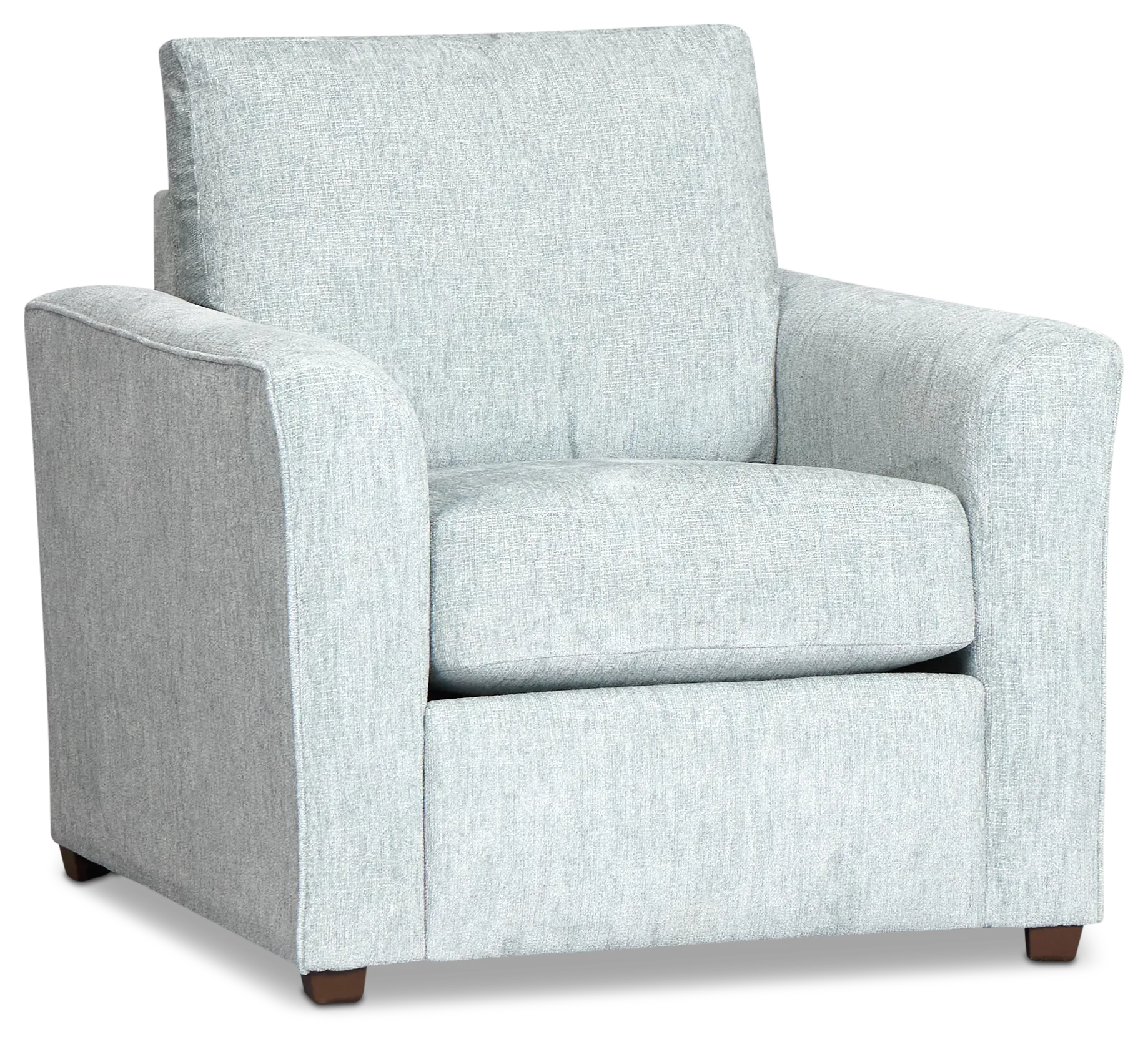 Shore Light Blue Fabric Chair