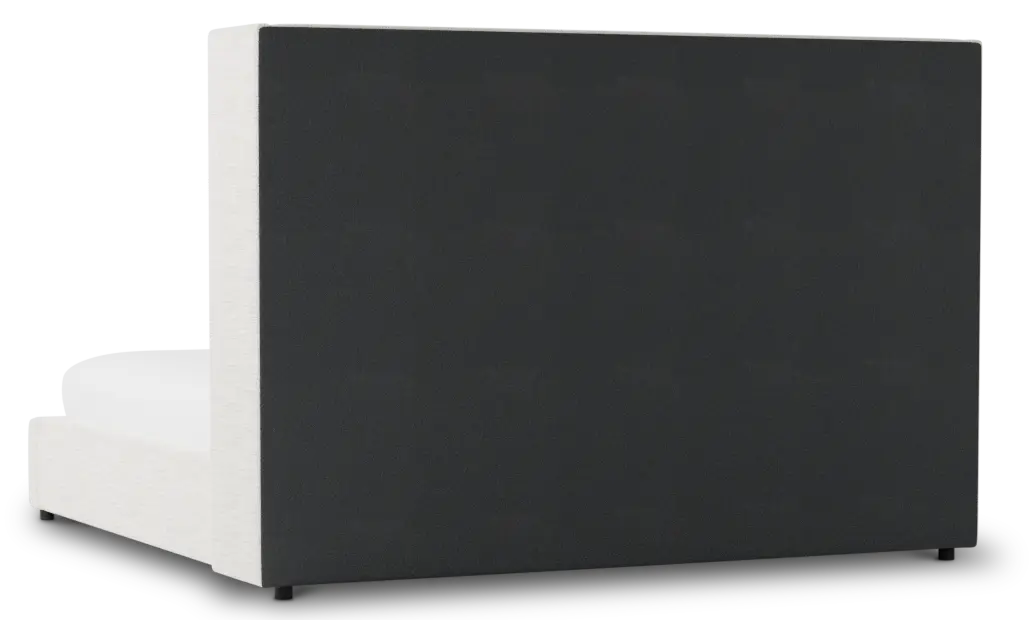 Captiva Maguire Ivory 60" Upholstered Shelter Bed Captiva Maguire Ivory 60" Upholstered Shelter Bed