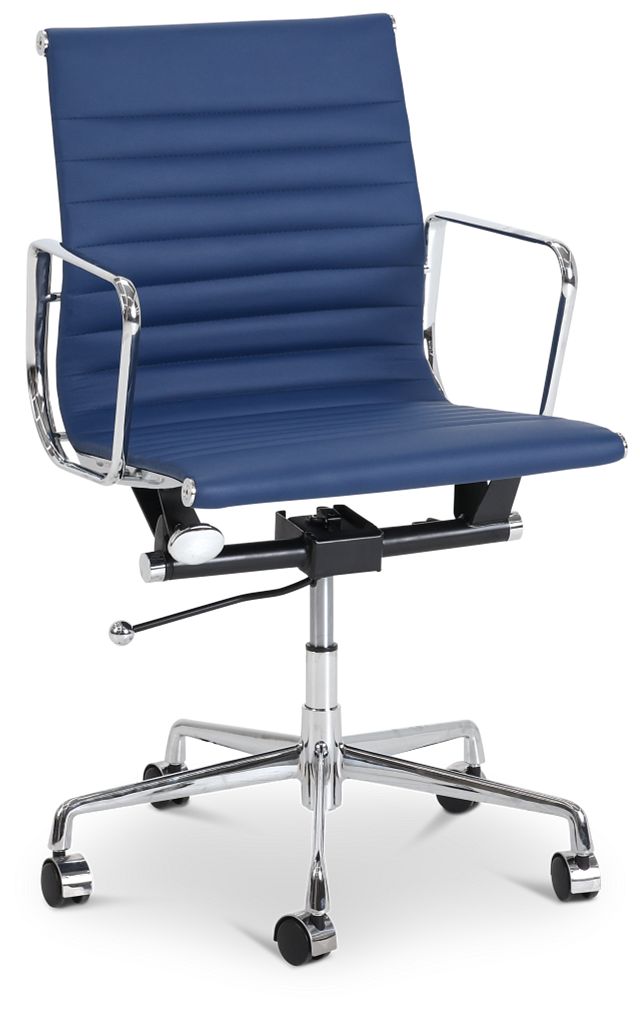 Mateo Dark Blue Desk Chair (1)
